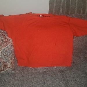 Bright and Vibrant Orange...Cashmere feel sweater